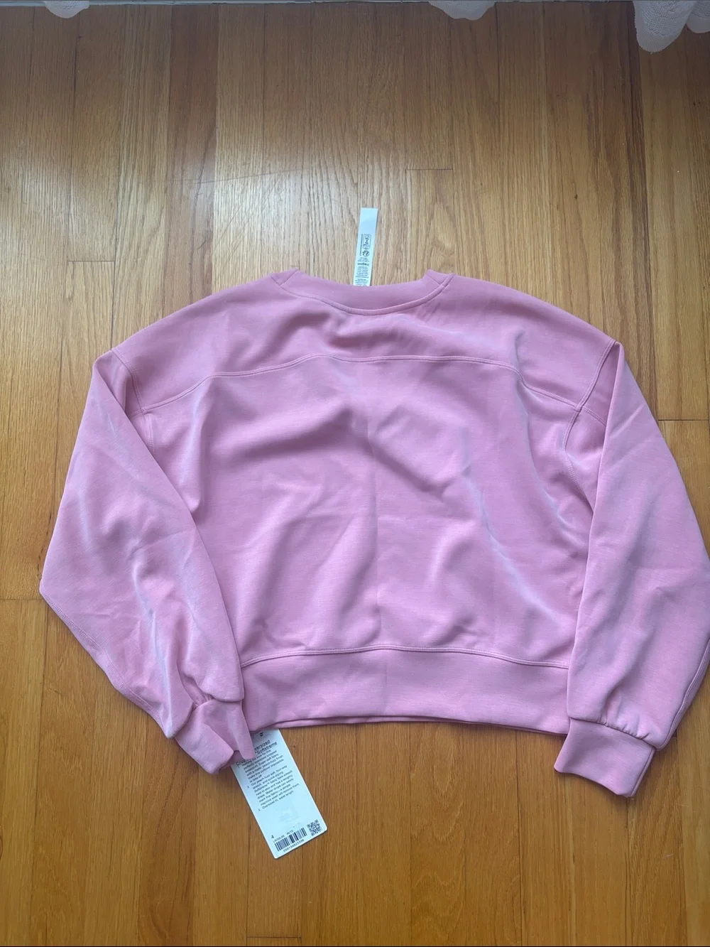lululemon athletica Dusty Pink Cropped Crew Sweatshirt